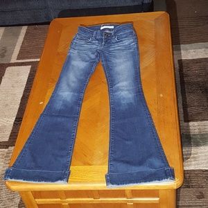 J BRAND "Love Story" Bell Bottoms